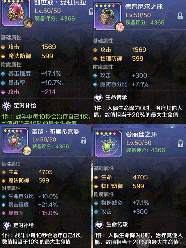 复苏的魔女饰品类型展示图