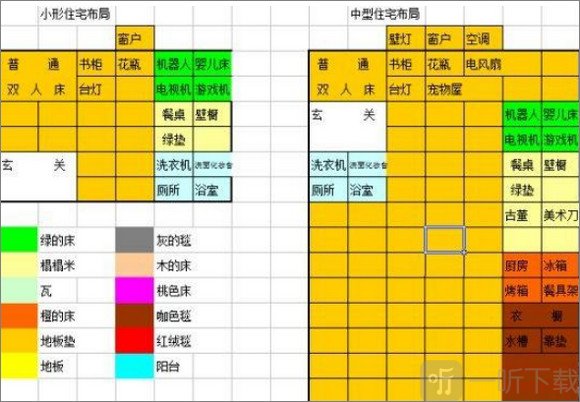 幸福公寓物语房间布局参考图二