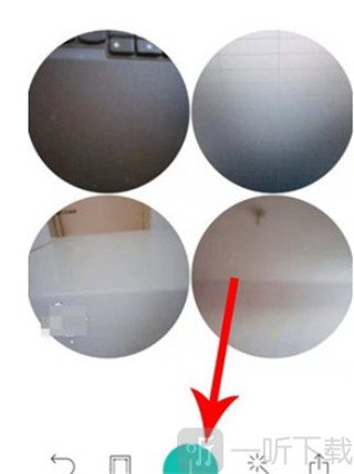 B612咔叽拼图照片保存界面