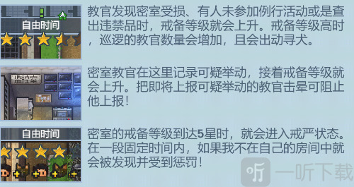 逃脱者困境突围监狱戒备等级变化