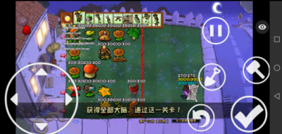植物大战僵尸仿e支线TV触控版战斗界面展示