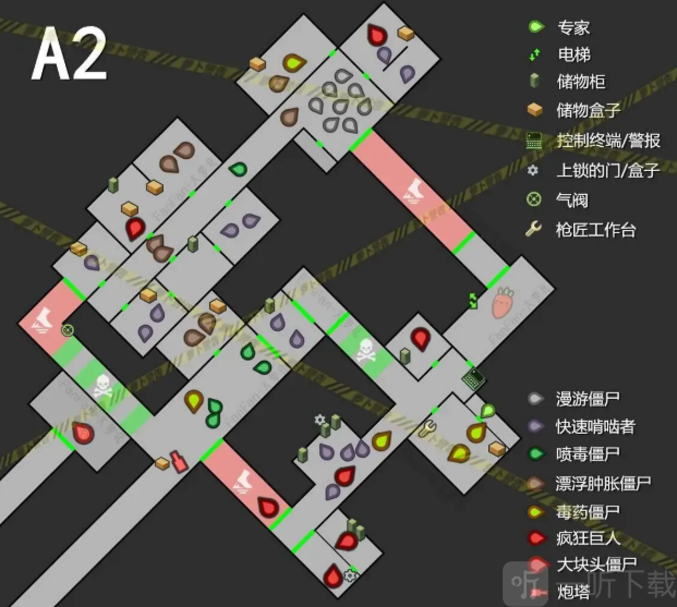 LastDayonEarth狗和人A堡地图路线图片
