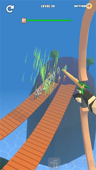 高塔射手射击操作界面
