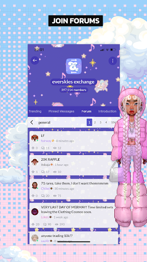 永远的天空everskies角色换装与服饰搭配界面展示