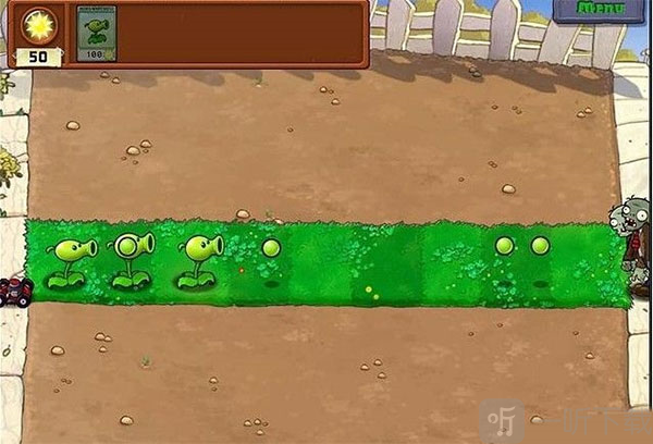 植物大战僵尸1-1关卡通关攻略展示