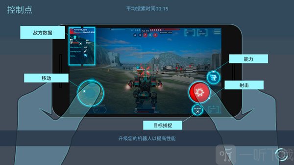 机器人战争键位操作界面