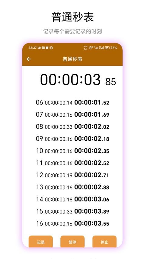 秒表读数