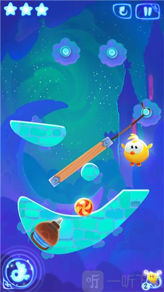 割绳子魔法第七关通关示意图