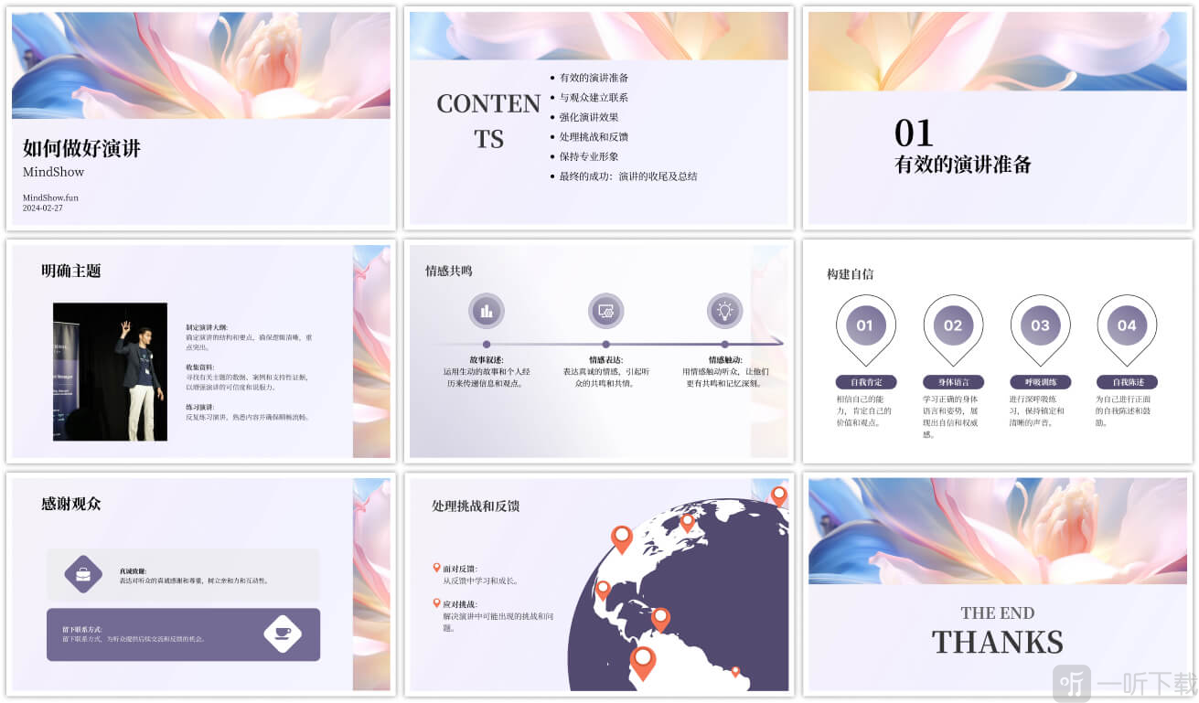 MindShow AI自动生成PPT功能展示