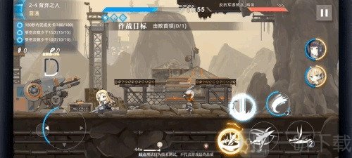 神行少女手游游骑兵远近攻击示意