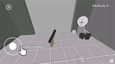 暴力迪吧射击角色移动操作界面