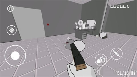 暴力迪吧射击战斗操作界面