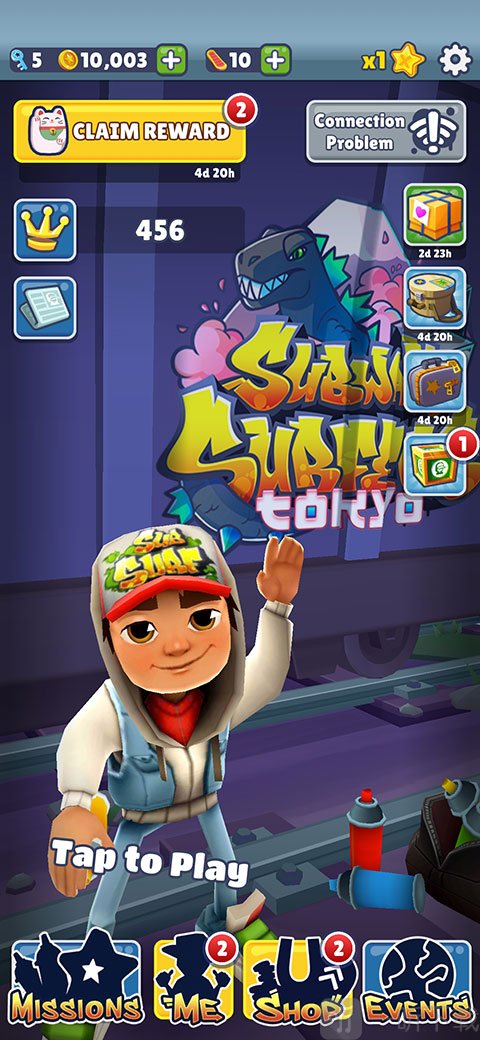 SUBWAYSURF国际服设置界面
