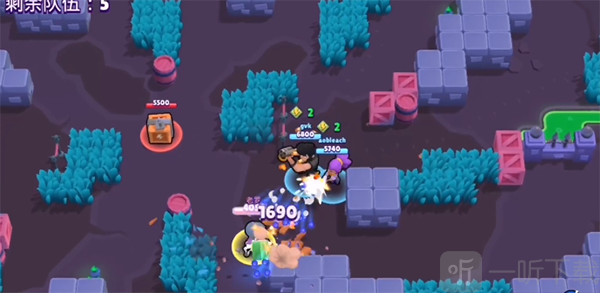 brawl stars国际版公牛对局技巧展示