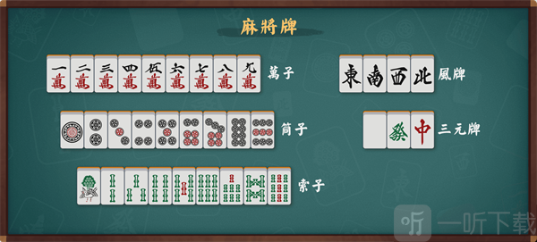 雀魂麻将Majsoul麻将牌种类
