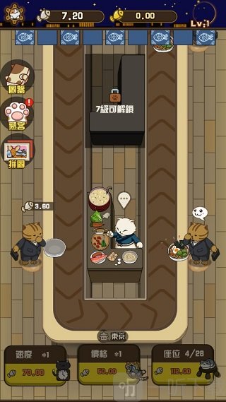 猫咪深夜食堂餐厅经营页面
