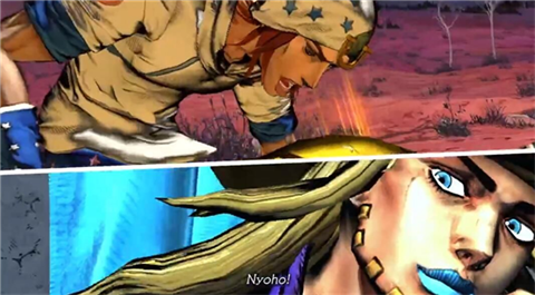 jojo的奇妙冒险群星之战重制版战斗场景