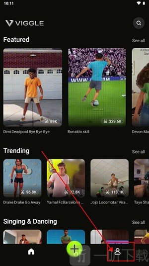Viggle AI注册入口界面