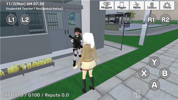 学校生活模拟器2NPC互动玩法