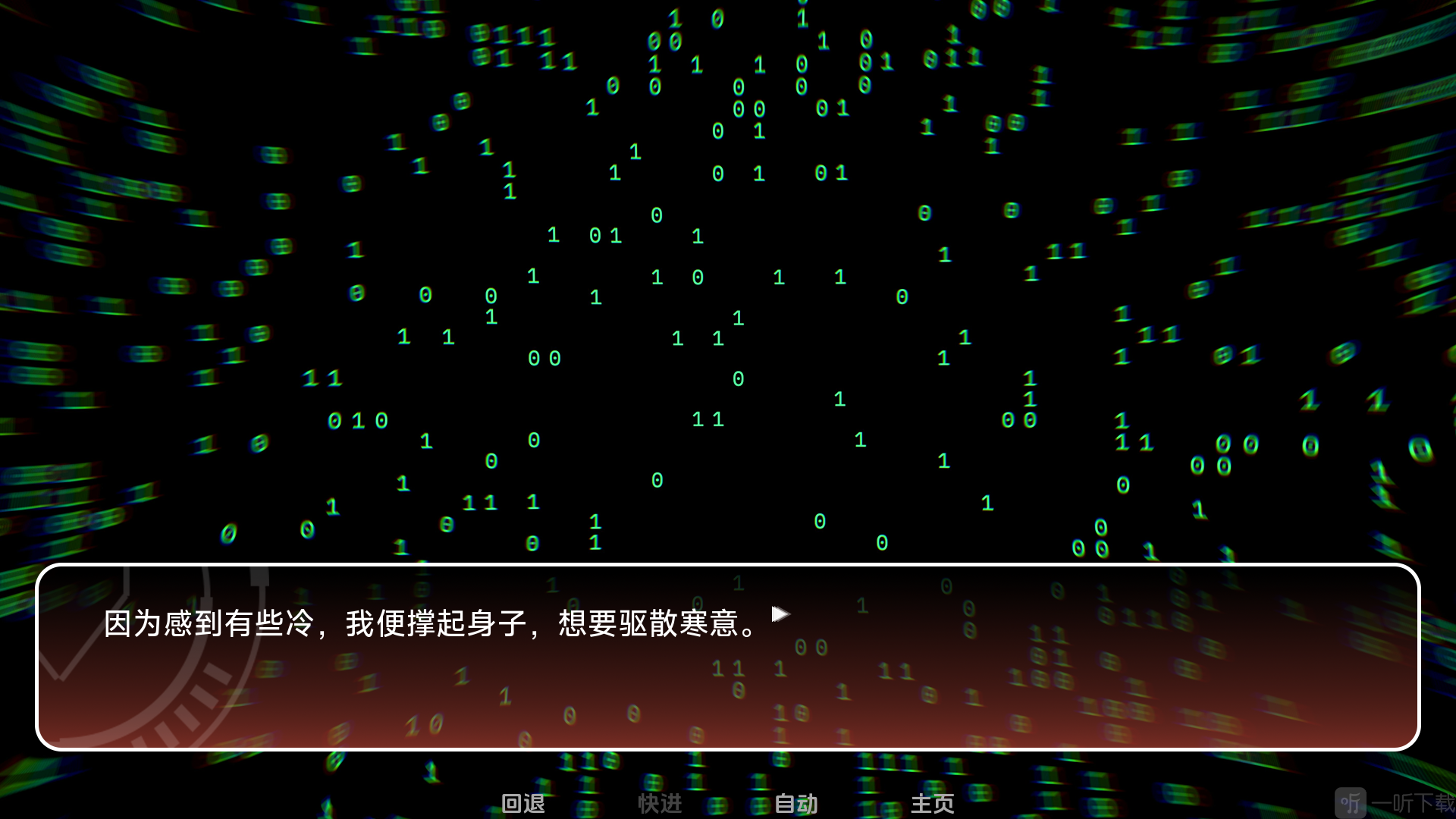 电子依存症摩登罗马书剧情对话界面截图