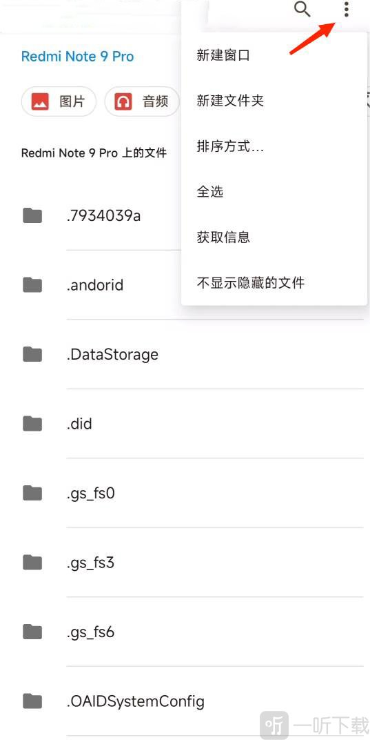 小米主题商店国际版显示隐藏文件设置界面