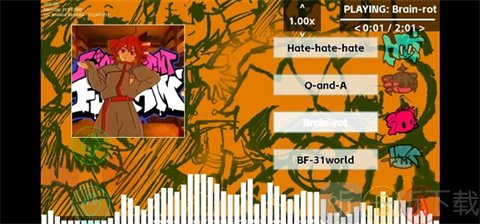 FNF术力口歌曲选择界面