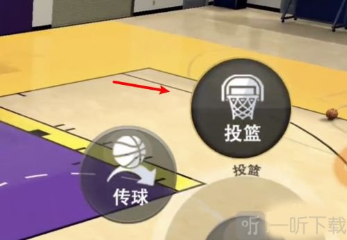 NBA2k11按下投篮键扣篮