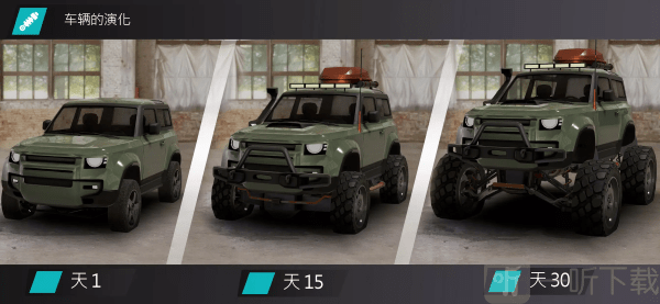 越野联赛中文版车辆改装界面