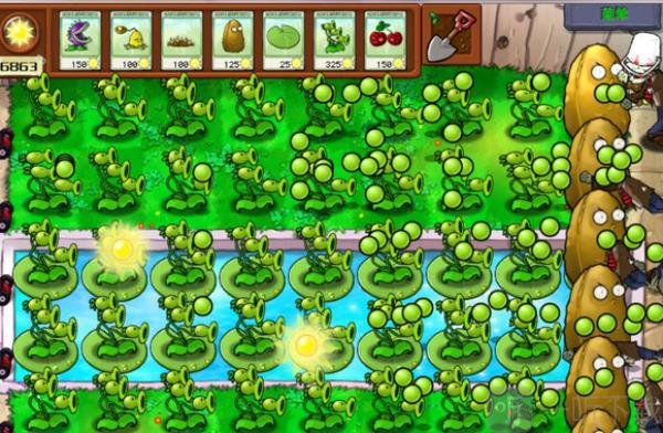 植物大战僵尸小米版3-9关成功防守画面
