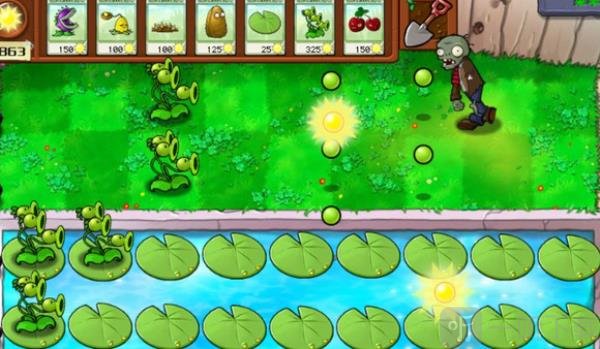 植物大战僵尸小米版3-9关植物防线布局