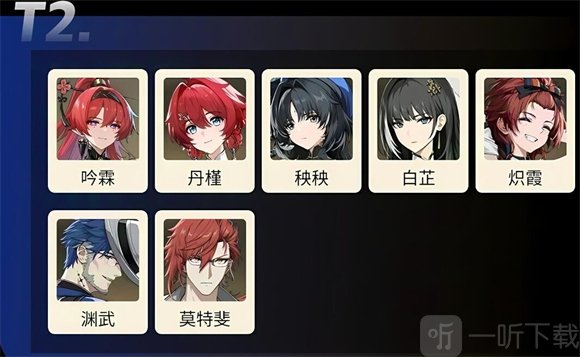 云鸣潮T2角色推荐