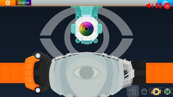 假面骑士灵骑腰带模拟器插入眼魂