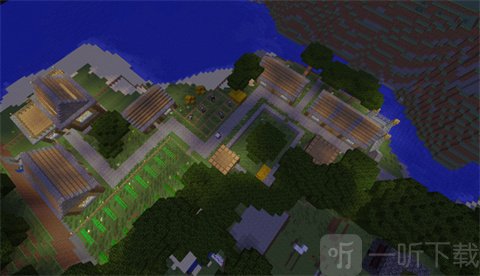 我的世界死亡山脉模组村庄场景A