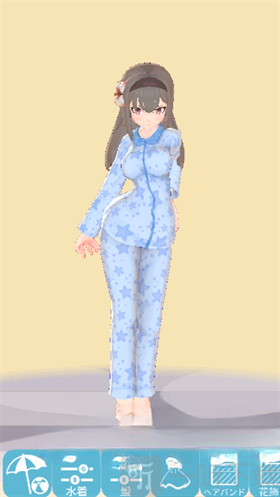 3D少女Yuna睡衣服装展示