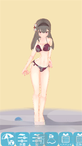 3D少女Yuna泳衣服装展示