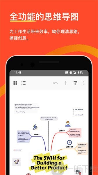 xmind思维导图助手功能2