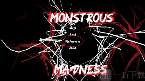 Monstrous Madness语言设置界面