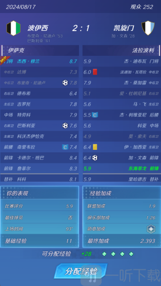 足球巨星崛起俱乐部比赛