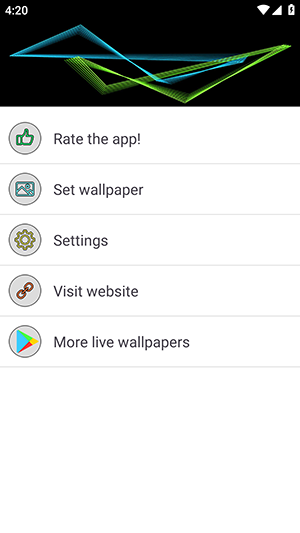 Mystify Live Wallpaper