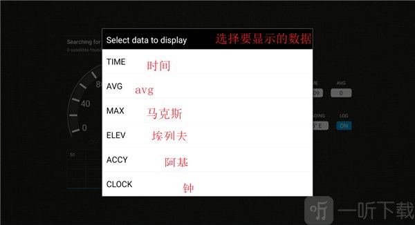 车速表测速仪GPS显示设置