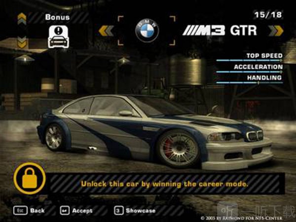 极品飞车9最高通缉BMW M3 GTR