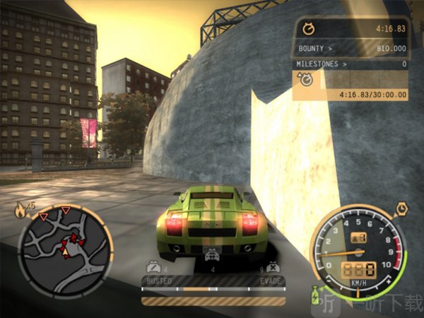极品飞车9最高通缉露天剧院高台刷赏金位置