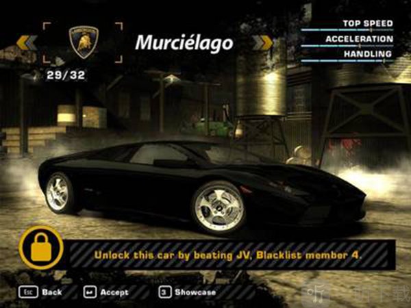 极品飞车9最高通缉Lamborghini Murciélago