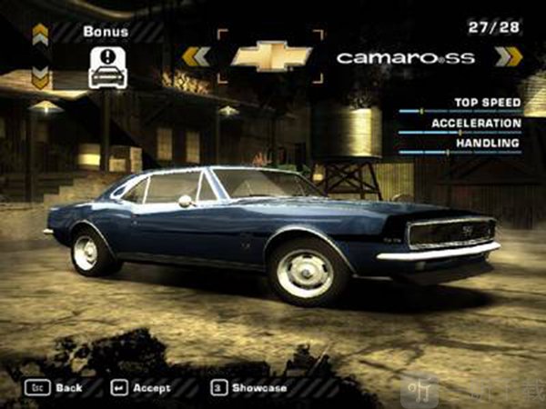 极品飞车9最高通缉Chevrolet Camaro SS