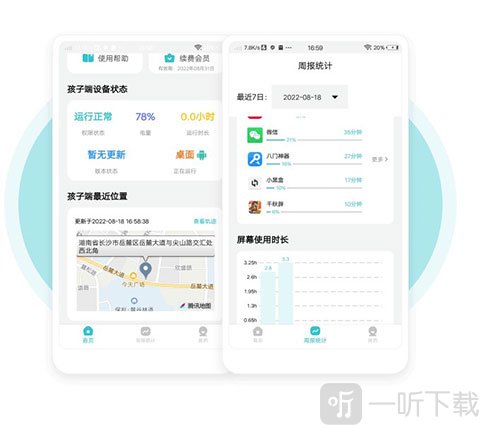 依蛋家长助手周报统计