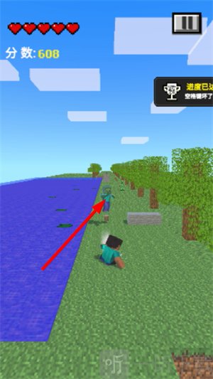 我的世界跑酷版躲避僵尸