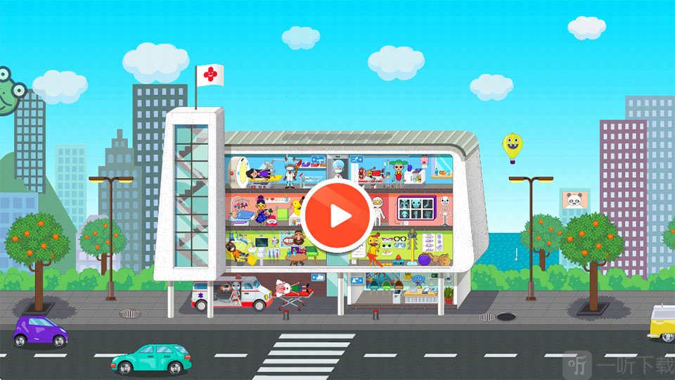 我的小小医院游戏首页界面