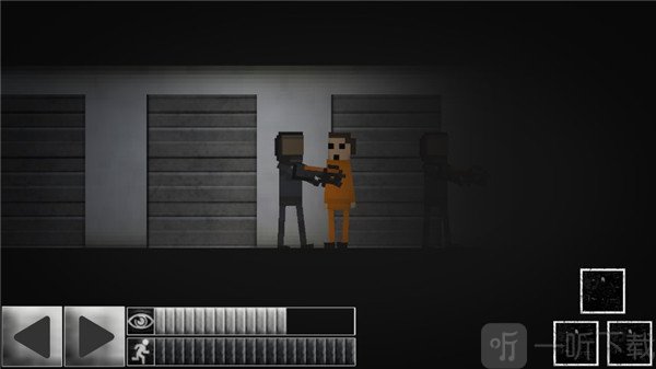 SCP违反2D恐怖逃生游戏画面