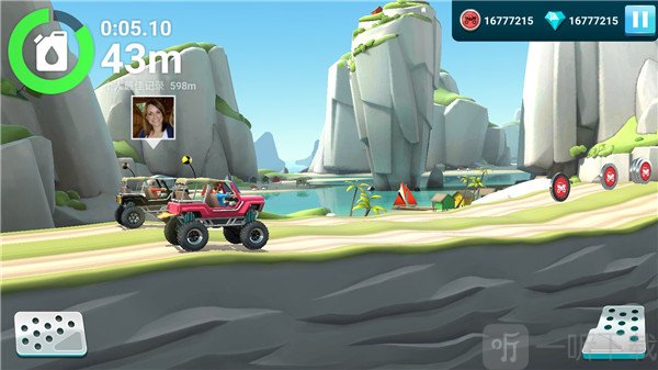 MMX爬坡赛车汉化版比赛界面