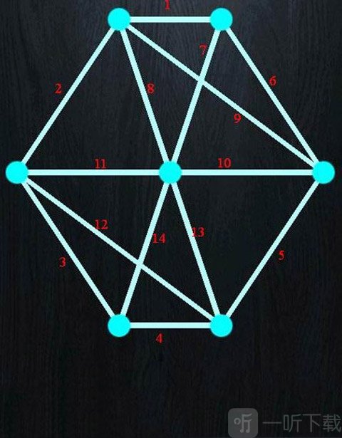 一笔画第七关攻略